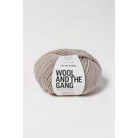 Wool and the Gang, The One Merino, Moondust Grey, 50g, Aran/Worsted