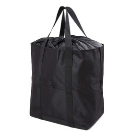 VivaSmile Large Storage Tote Bag, Large Capacity, Drawstring Type, M Black, Storage Tote Bag, Drawstring Type