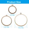 Hitefu 3 Pcs Embroidery Hoop Set, Imitated Wood Display Frame