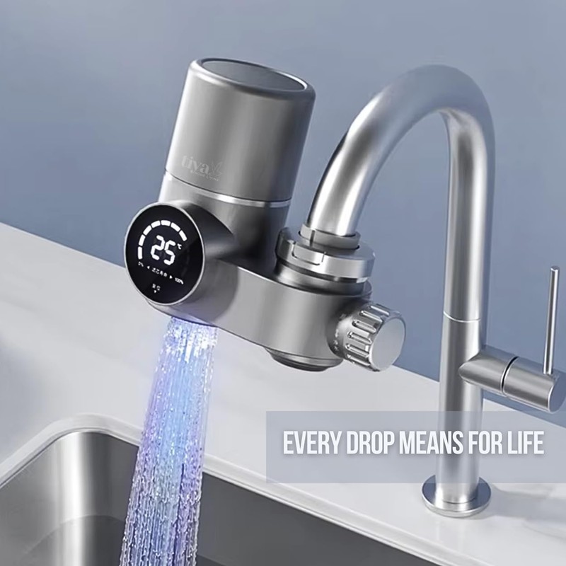 Faucet Mount Water Filter- Smart LED Display | Advanced UV