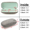 Vemiss Hard Shell Eyeglasses Cases, Linen Fabrics Protector Sunglasses Case,