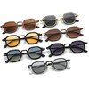 COTIA Fashion Small Square Sunglasses for Women Men Retro Punk
