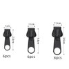18 Pack Zip Slider Replacement, Naisfei Zip Repair Kit, Removable