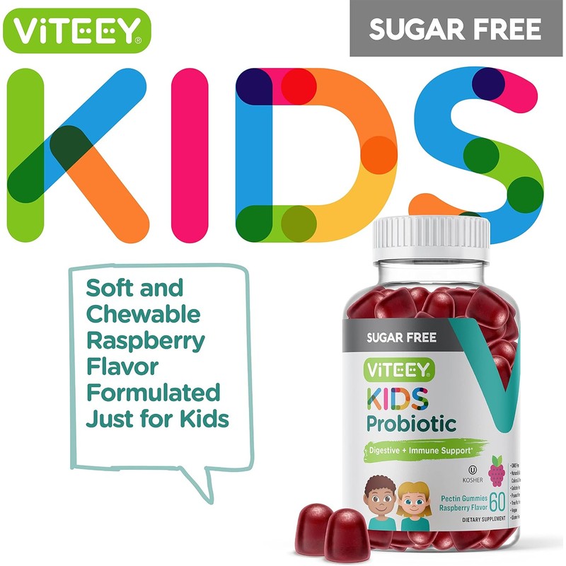 Gomitas probióticas para niños Viteey SFK – 60 unidades, 2
