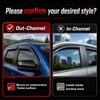 DimFlux 4PC Rain Guards for 02-08 Dodge Ram 1500 for