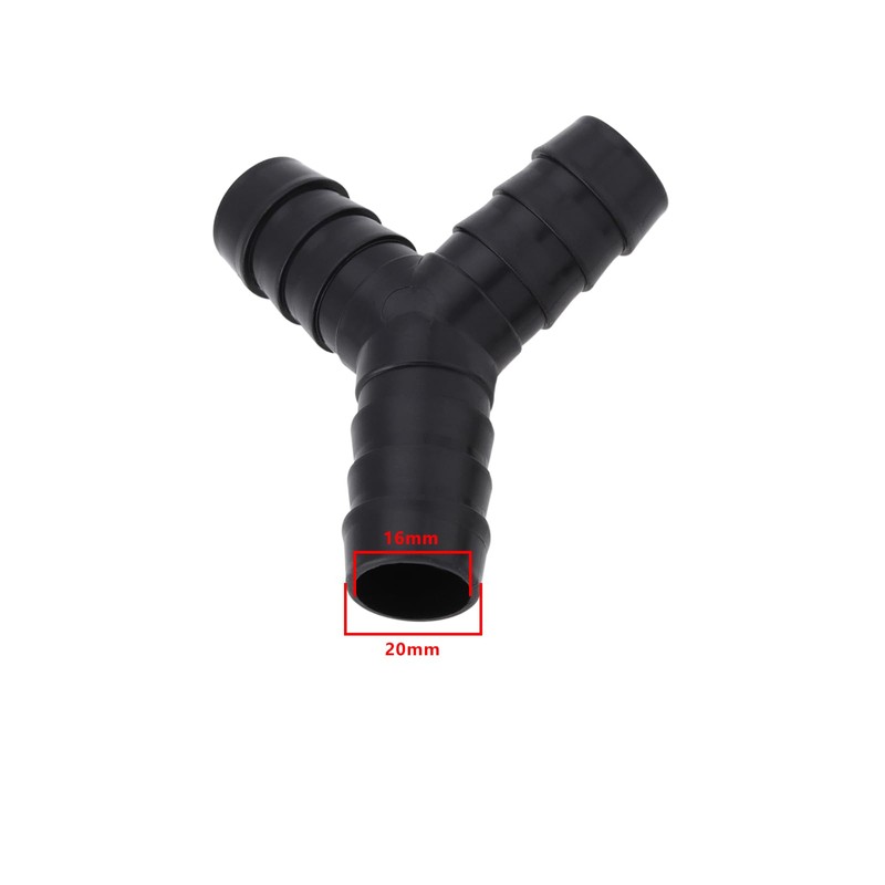 SG Store 2 Sets Drain Hose Y Piece Connectors 16