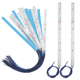 YIXISI 15 PCS 150mm Prewired Strip LED, 12V - 18V LED Strip Light, 2335 SMD LED Light, Blue