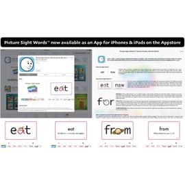 I See, I Spell, I Learn® - Picture Sight Words Flashcards Set 1 (for Grades 1-4 and Dyslexia)