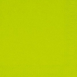 Duni Kiwi Cellulose Napkins 33 x 33 cm 3-Ply 1/4 Fold 4 x 250 Pieces