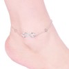 SUNCHIO Ankle Bracelet for Women,Sterling Silver Infinity Anklets Gifts for