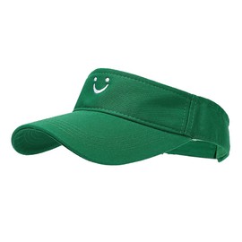 Sun Protection Sports Visor Hats for Women Sun Visor Running Tennis Sun Hats Green