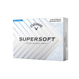Callaway Golf Supersoft Golf Balls (2025, Blue Splatter)