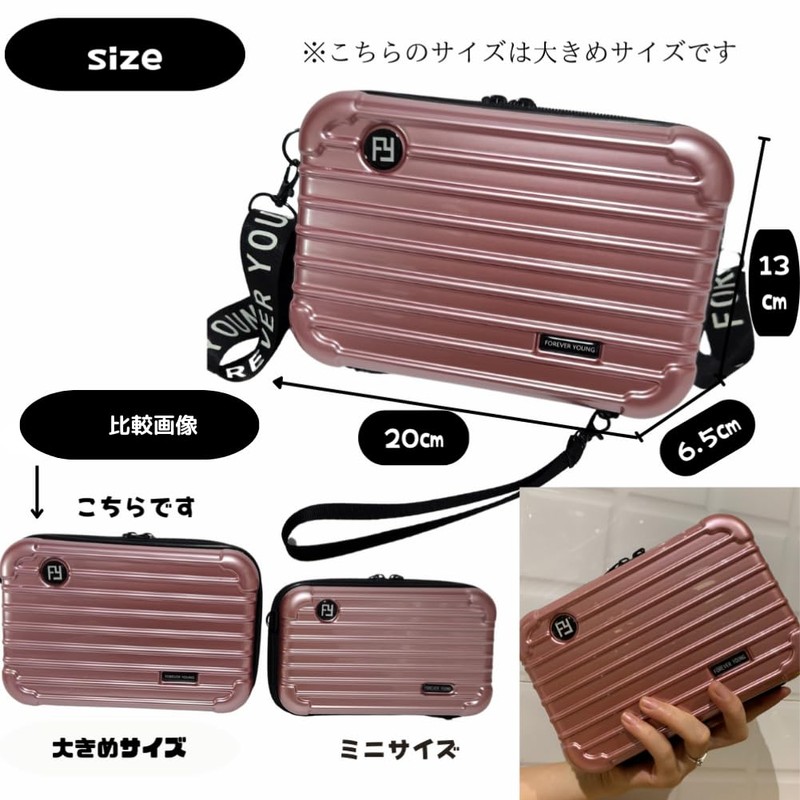 Suitcase Type, Large Shoulder Bag, Multi Case, Carrying Pouch, Shell