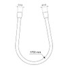 Shower Hose - Ideal Standard Idealflex Universal 1.75m Shower Hose,