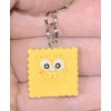 Spongebob SquarePants Cookie Zipper Pull & Keychain Add On Clip!!
