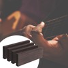 Qianly 4x Black Ebony Lumber Block Crafts Bridges Instruments Musical