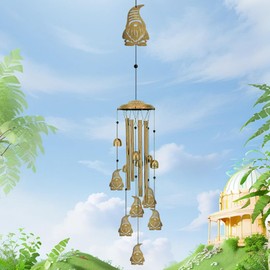 Gnomes Wind Chimes Outdoor - Windchimes Outdoors,Gnomes Gifts for Women/Men,Metal Wind Chime Garden Decor Outdoor,/Housewarming/Birthday/Festival Thank You Gifts,Front Yard Decor Windchime