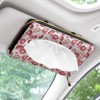 Mumeson Car Tissue Holder Auto Visor Tissue Napkin Case Strawberry