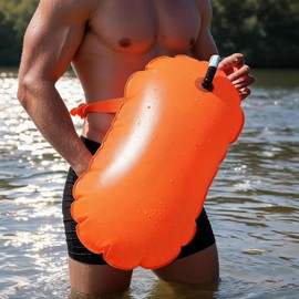 48x29cm Swimming Buoy - Adjustable Waist Belt High Visibility Swim Float