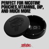 ZPACK Magnetic Metal Can, Holder, Metal Container, Carved Tin with