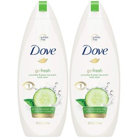 Dove Dove Body Wash 11 Ounce Go Fresh Cucumber & Green Tea, 11 Fl Oz (Pack of 2)