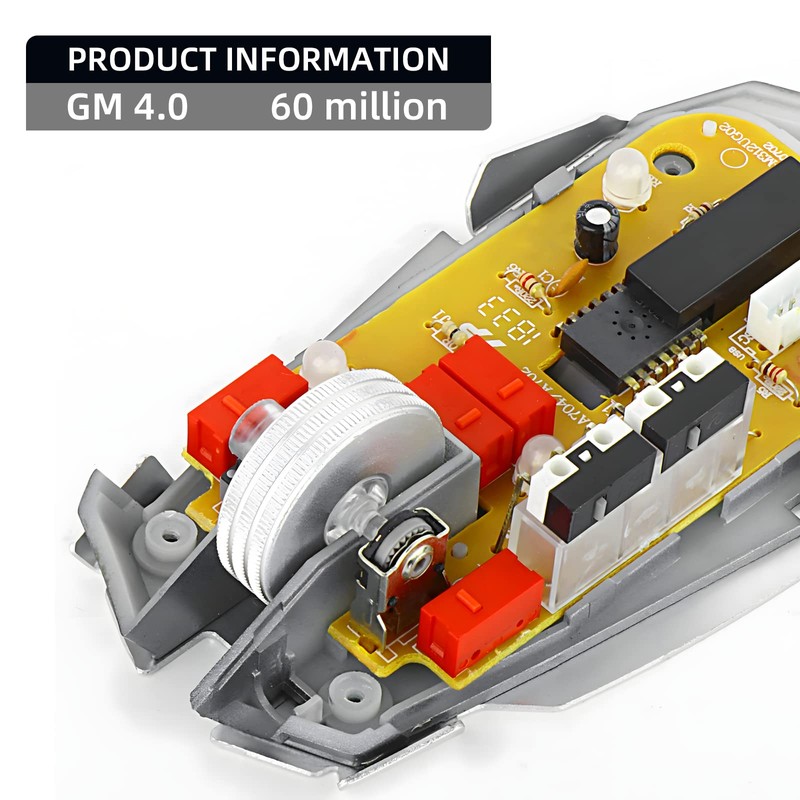 KAILH GM4.0 GM8.0 Micro Switch 60M 80MLife Gaming Mouse Micro
