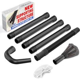 Sealegend Universal Leaf Blower Gutter Attachment, Gutter Cleaning Tools from Ground with Suppotive Structure and Telescopic Hose All-Round Cleaning, 11 Feet