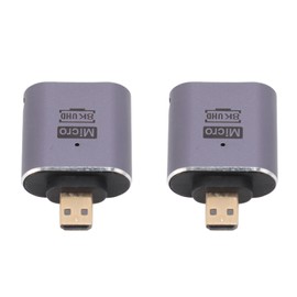 Mini DisplayPort to HDMI Adapter, 8K Mini DP (Thunderbolt) 1.4 to HDMI 2.1 Adapter, Compatibile with 8K 60Hz & 4K 120Hz, Plug and Play for Laptop, PC, Desktop