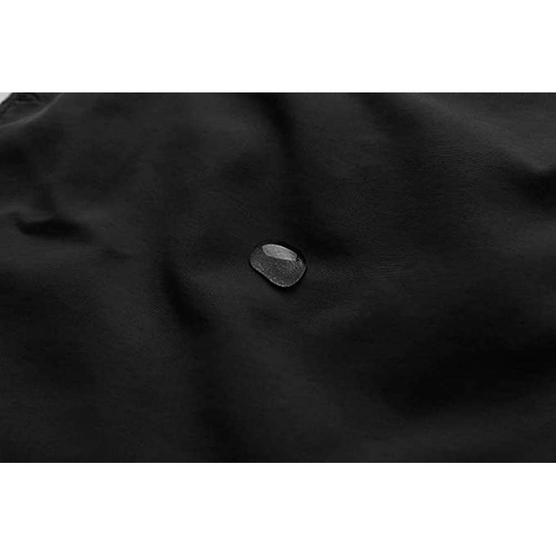 JustSun Men's Quick-Drying Board Shorts with Mesh Lining and Adjustable