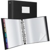 Uquelic Binder with Plastic Sleeves for Letter/A4 Size (11'' x