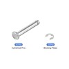 sourcing map 10Set M4x25mm 304 Stainless Steel Cylindrical Shaft Snap