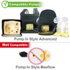 Nenesupply Pump Parts with 24mm Flanges Compatible with Medela Pump