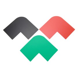 Mustache Sideburns Template, 3pcs Beard Shaping Tool Men Mustache Sideburns Guide Template Styling Tool Template for Beard Trimming Perfect Hairline