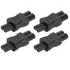 4PCS IEC320 C6 to IEC320 C7 Power Adapter Plug and