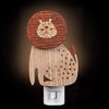 Roman Inc. 6" H Woodworks Safari Lion Night Light 163585
