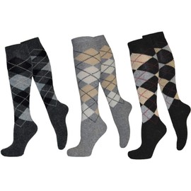 Circle Five 3 Pairs of Very Warm Alpaca Knee Socks for Men and Women (Size 35-46)