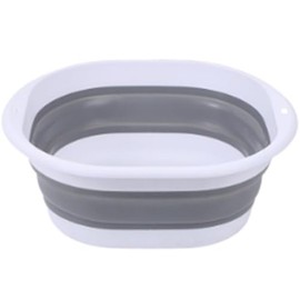 Collapsible Washing Up Bowl, Portable Laundry Tub, Multifunctional Water Storage Tub, Space Saving Folding Washtub for Travel Camping Kitchen Sink Hiking Motorhome Loopunk