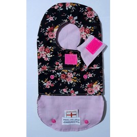 Floral Pattern. for 4cm-6cm Diameter Cut. Universal Colostomy Bag Cover. Fits Any Type of Stoma Bag with Open or Closed Edges, Adjustable fastenings for a Diameter Cut.