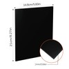 DMJOULI Black Acrylic Sheet A5 Square Perspex Sheet,1mm Thick Acrylic
