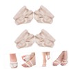 TOVINANNA 4pcs Elastic Half Insoles for Ballet Shoes Non- Front