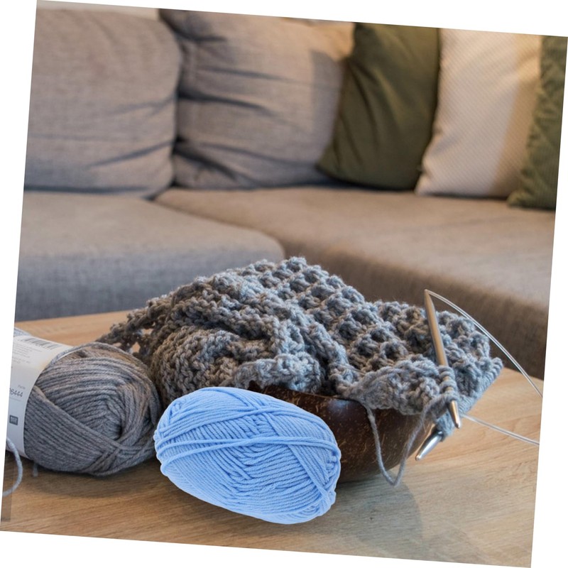 Tofficu 1Roll Portable Professional Cotton Yarn Multi Function Crocheting and