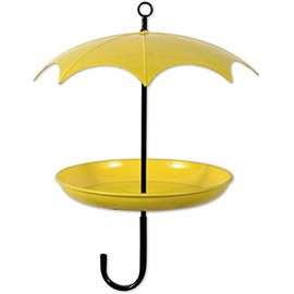 Sunset Vista Designs for The Birds Umbrella-Shaped Bird Feeder, 13-Inch, Yellow