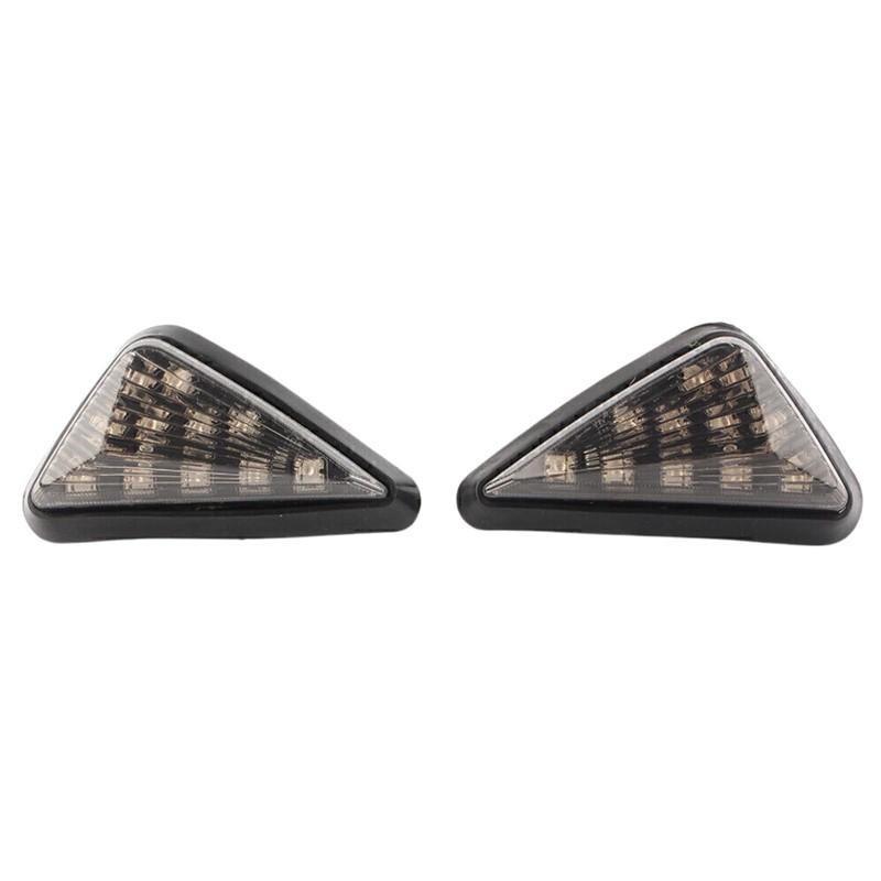 CBR LED Turn Signal Lights - Smoked Flush Mount Hyper-Bright