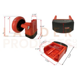 Little Giant Ladder Snap Foot Wheel Kit 31716