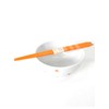 aoba Chopsticks Dishwasher Safe, Natural Wood Color Pencil Border Orange