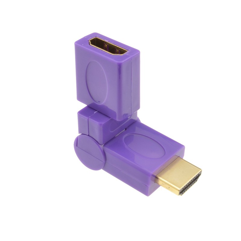 kenable HDMI 360 Degree Bend Multi Angle Rotating Socket to