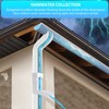 Jiawu Rainwater Collection System, Rain Diverter Kit for 3x4 Downspouts,