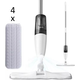 Spray Mops for Floor Cleaning with Microfiber Mop Pad Refills and Big Water
