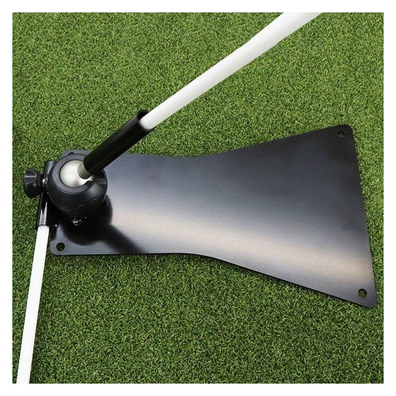 AMRTA Golf Practice Swing Trainer Plate Durable Metal Professional Practice