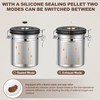 ShanSon Coffee Canister Airtight Coffee Container Stainless Steel Coffee Bean